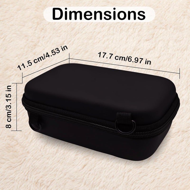 PLEAVEE Instant Print Film Camera Case for Kid Cameras & Digital Video Camera, Hard Storage Holder Organizer Bag Compatible with ESOXOFFORE/Dylanto/Anchioo/MINIBEAR and More (Black) - Image 2